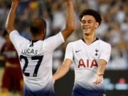 Luke Amos makes his Tottenham debut lukeamos