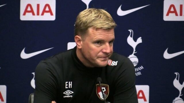 Eddie Howe on tottenham hotspur