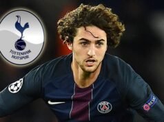 Tottenham Hotspur are considered to be ‘below’ this target Adrien Rabiot Tottenham Hotspur Psg