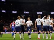 Five players Spurs should sell this summer Tottenham Celebrates after Scoring Against Crystal Palace