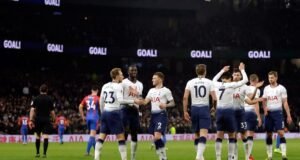 Five players Spurs should sell this summer Tottenham Celebrates after Scoring Against Crystal Palace