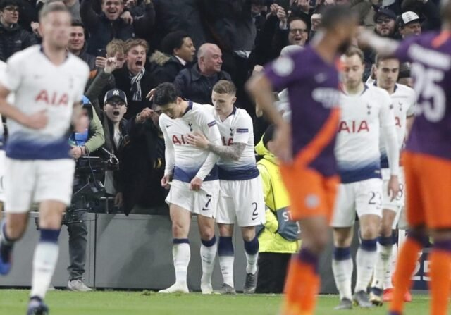 Tottenham Man City Champions League