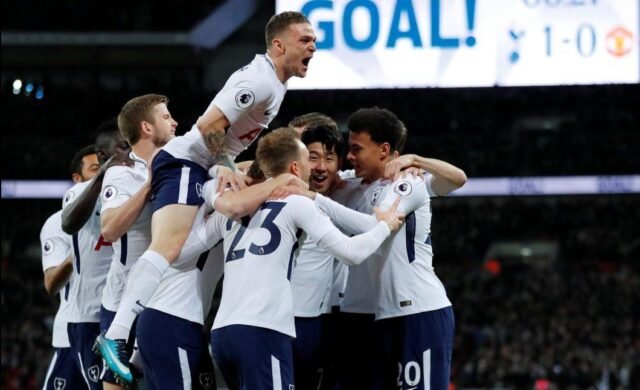 Fotboll, Premier League, Tottenham Manchester United