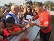 IMAGES: Kieran Trippier’s first training session with Atletico Madrid Trippier Atletico Ground