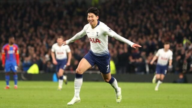son heung min spurs Crystal Palace