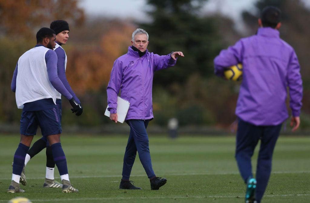 Jose-Mourinho-training