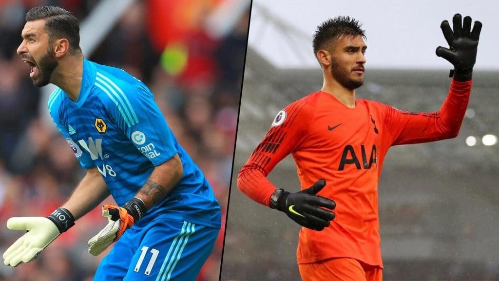 Rui Patricio Vs Paulo Gazzaniga Wolverhampton Wanderers Vs Tottenham Hotspur