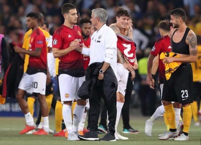 Diogo Dalot Jose Mourinho
