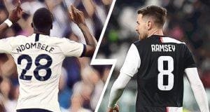 Juve offer Aaron Ramsey in exchange for Tottenham’s Tanguy Ndombele ndombele-ramsey