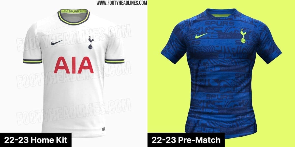 Tottenham-Hotspur-Pre-match-shirt-Home-Kit-2022-23-season-LEAKED